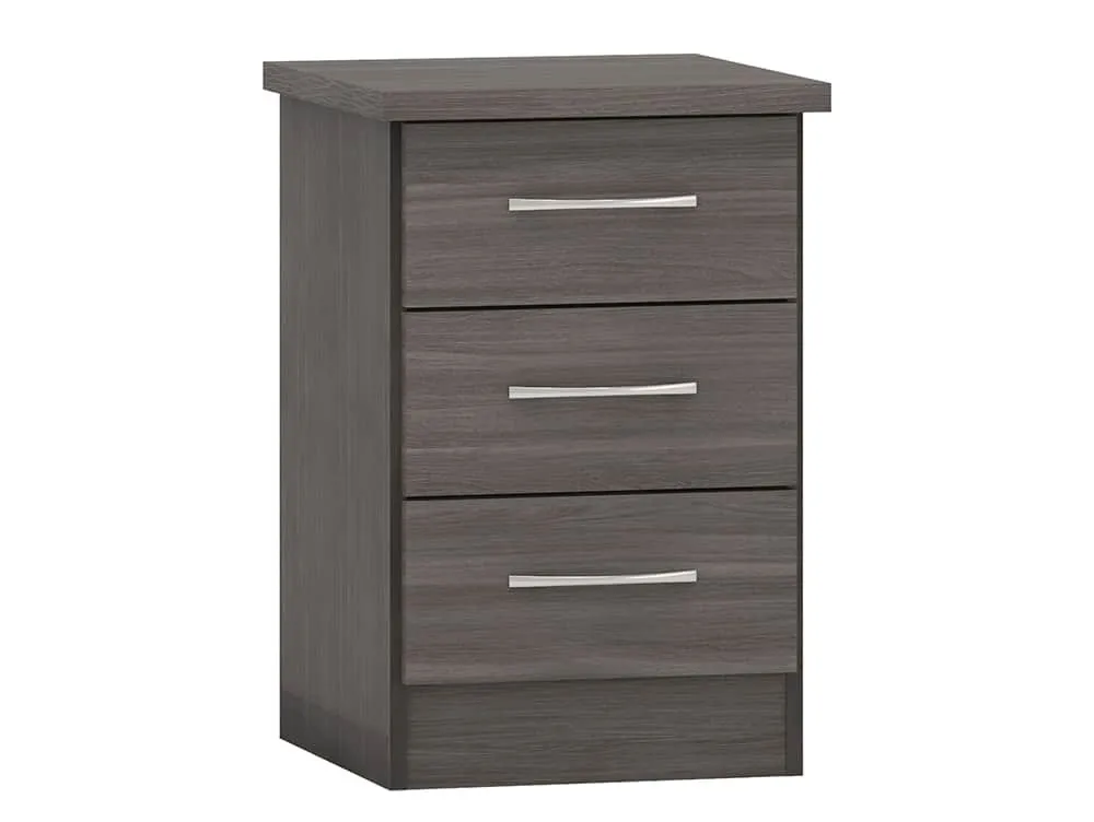 Seconique Seconique Nevada Black 4 Piece Bedroom Furniture Package