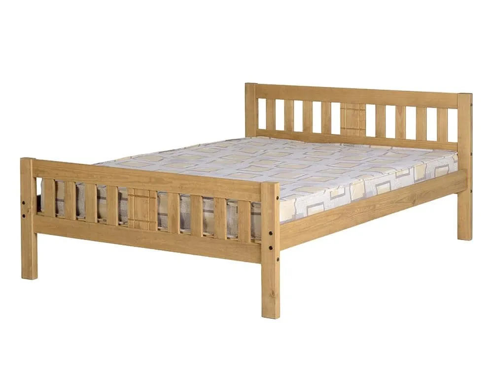 Seconique Seconique Rio 4ft6 Double Wax Pine Wooden Bed Frame