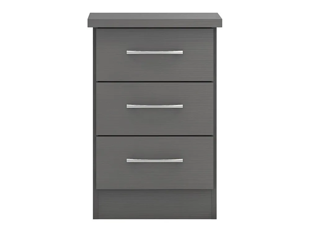 Seconique Seconique Nevada Matt Grey 4 Piece Bedroom Furniture Package