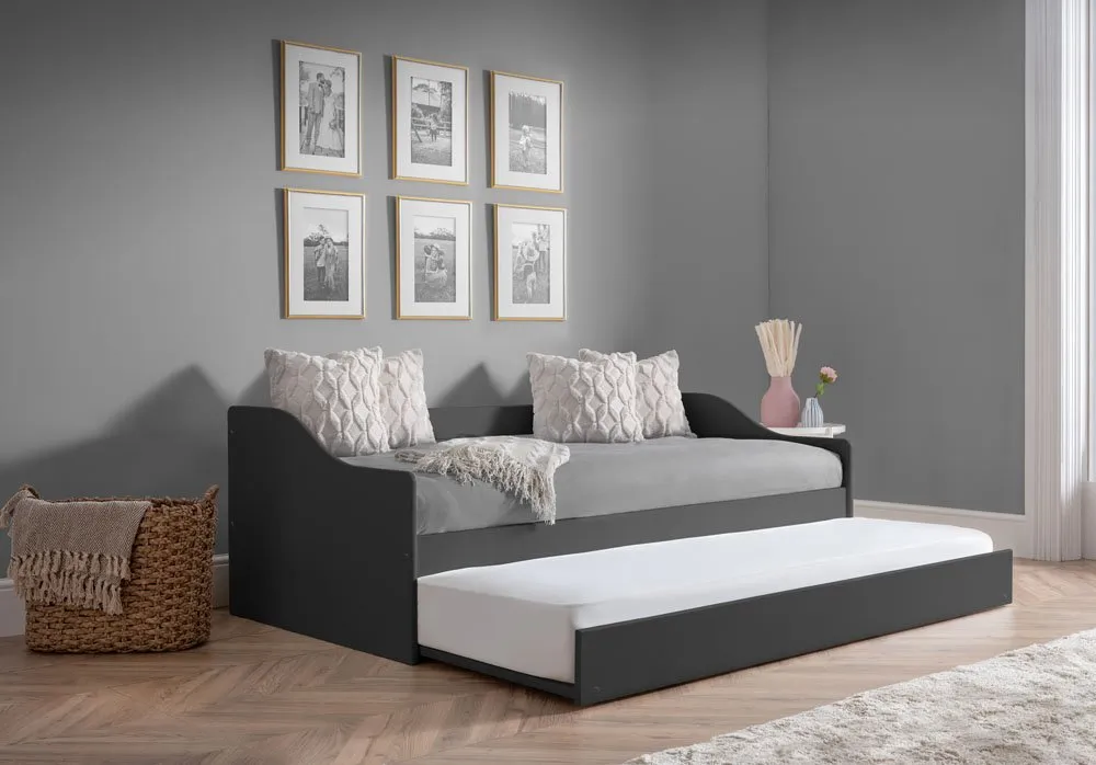 Julian Bowen Julian Bowen Elba Anthracite Wooden Day Bed Frame