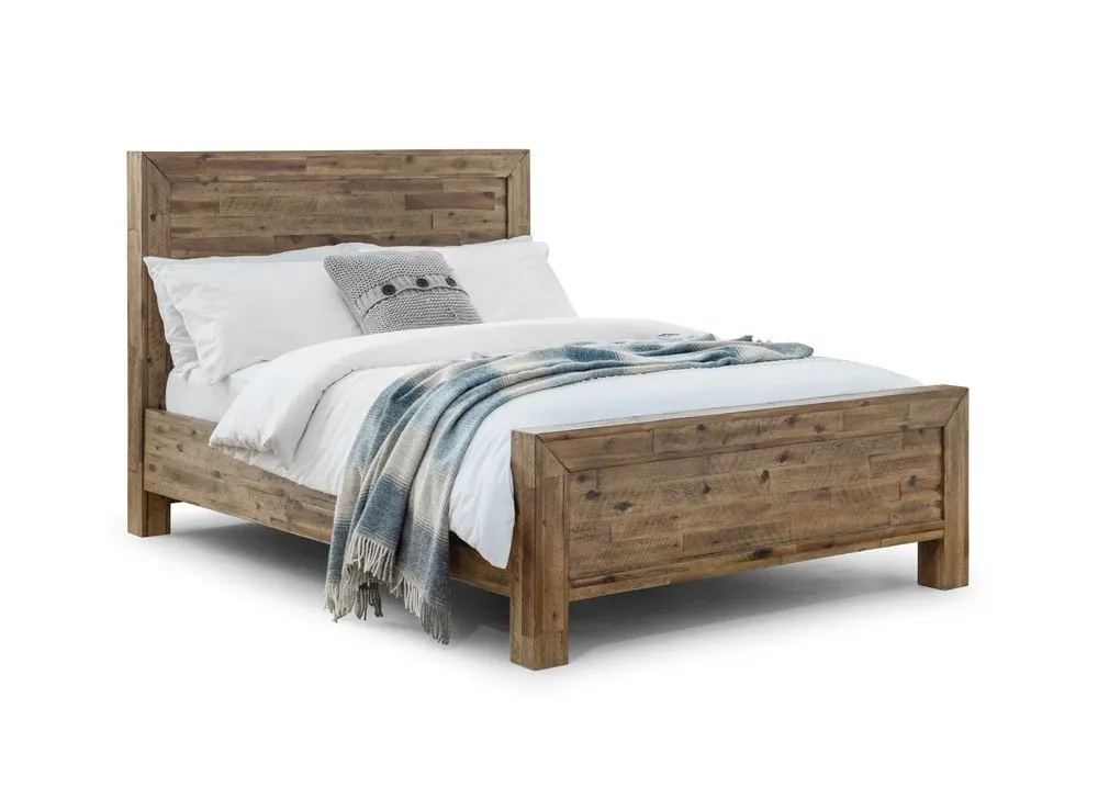 Julian Bowen Julian Bowen Hoxton Rustic 6ft Wooden Super King Size Bed Frame