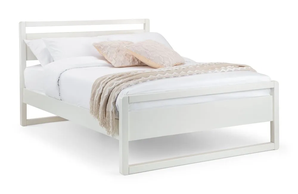 Julian Bowen Julian Bowen Venice 3ft Single Surf White Wooden Bed Frame