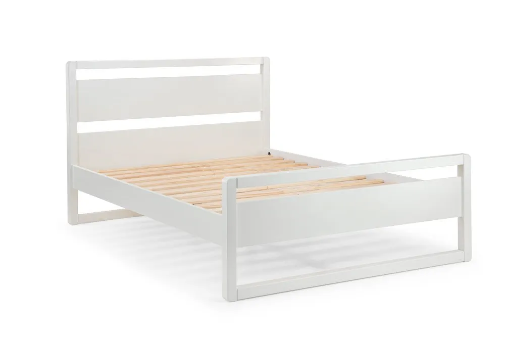 Julian Bowen Julian Bowen Venice 3ft Single Surf White Wooden Bed Frame