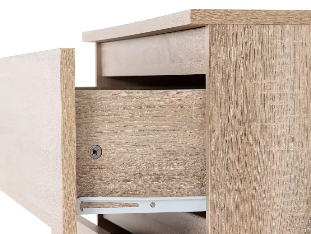 Seconique Seconique Malvern Sonoma Oak 4 Drawer Chest of Drawers