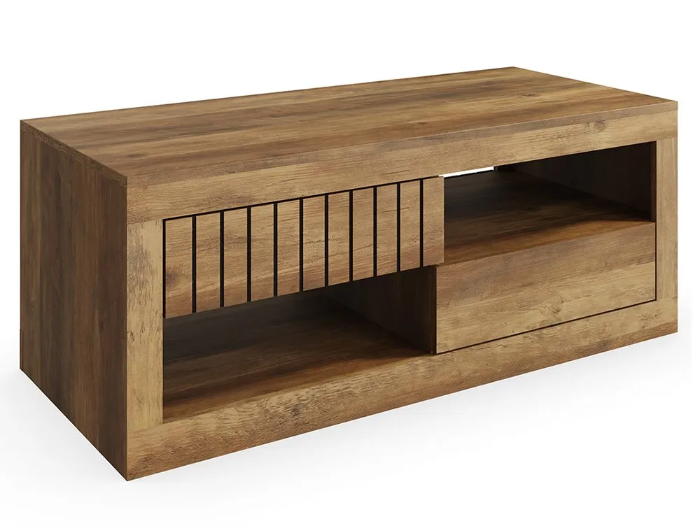 GFW GFW Cartmel Knotty Oak 2 Drawer Coffee Table