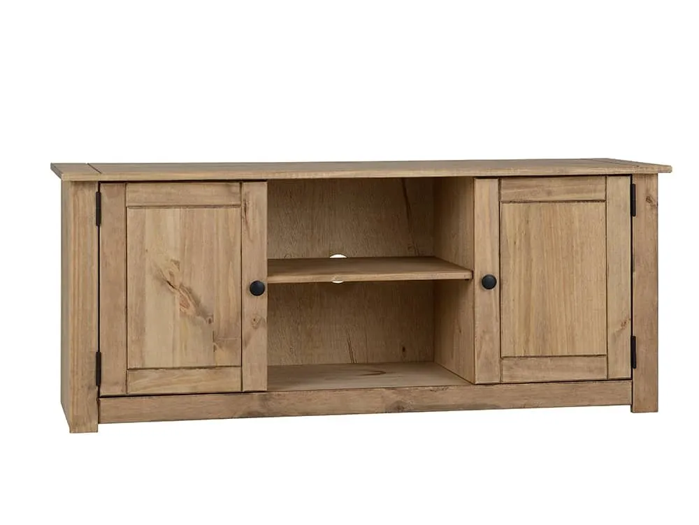 Seconique Seconique Panama Waxed Pine 2 Door TV Cabinet