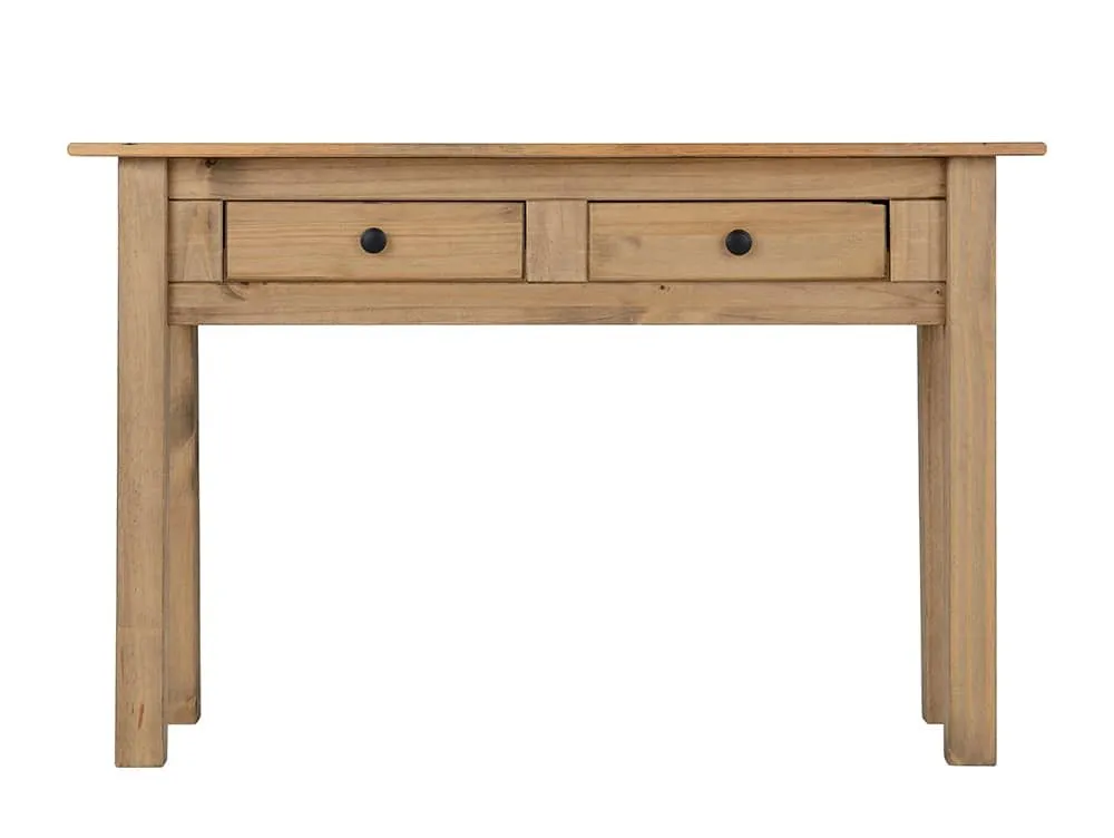 Seconique Seconique Panama Waxed Pine 2 Drawer Console Table