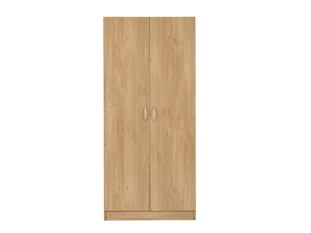 Seconique Seconique Bellingham Oak 2 Door Double Wardrobe