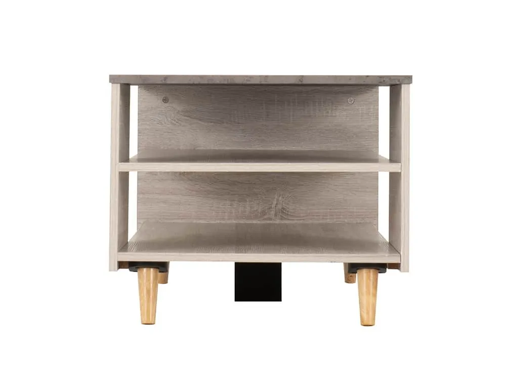 Seconique Seconique Aspen White Oak and Concrete Effect Coffee Table