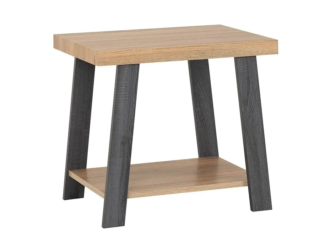 Seconique Seconique Eddie Sonoma Oak Lamp Table