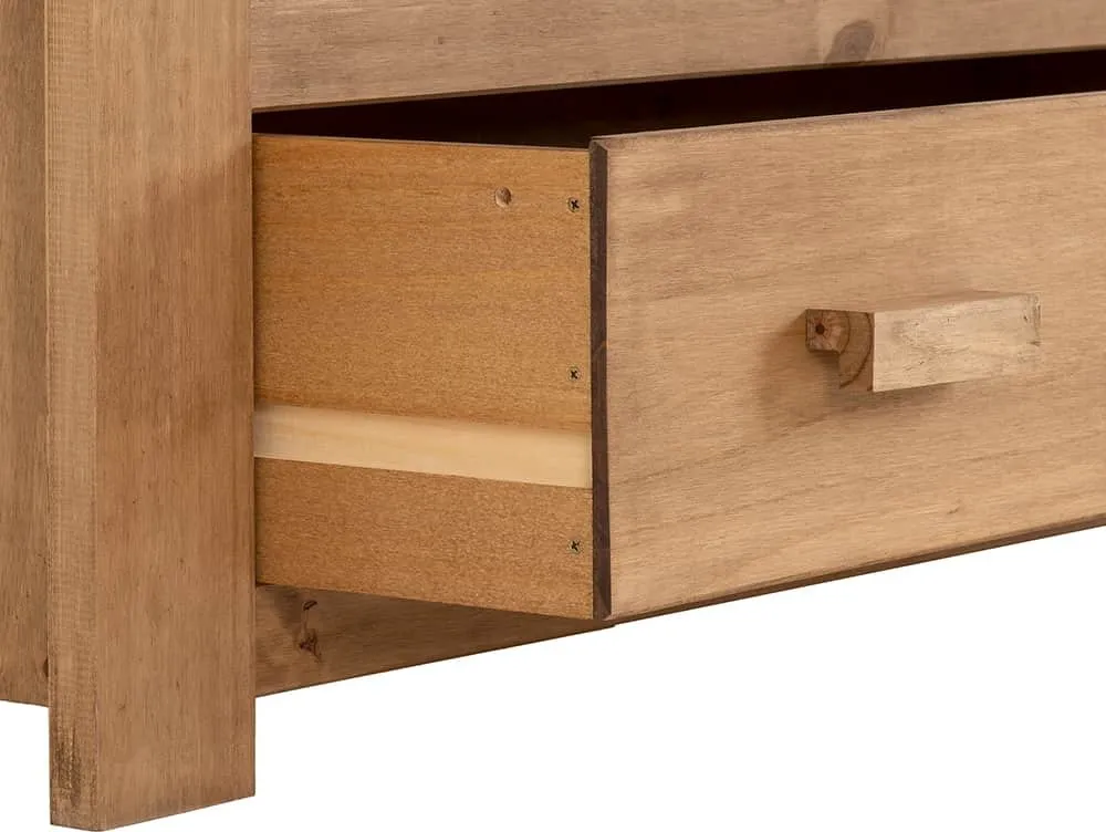 Seconique Seconique Tortilla Waxed Pine 1 Drawer TV Cabinet