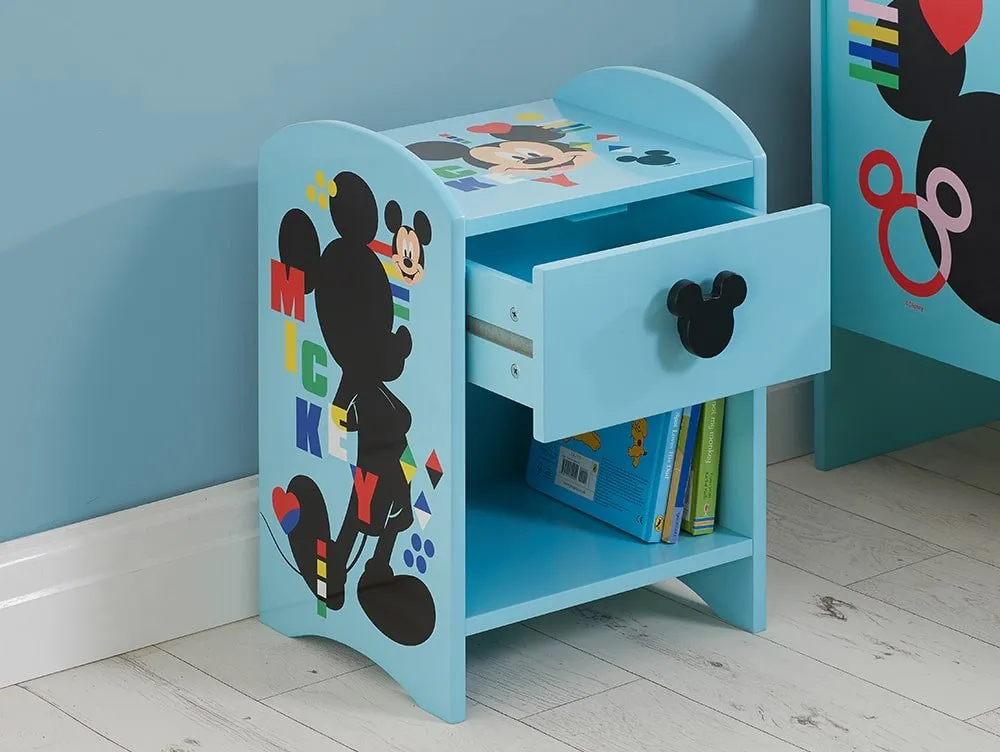 Disney Disney Mickey Mouse 1 Drawer Bedside Table