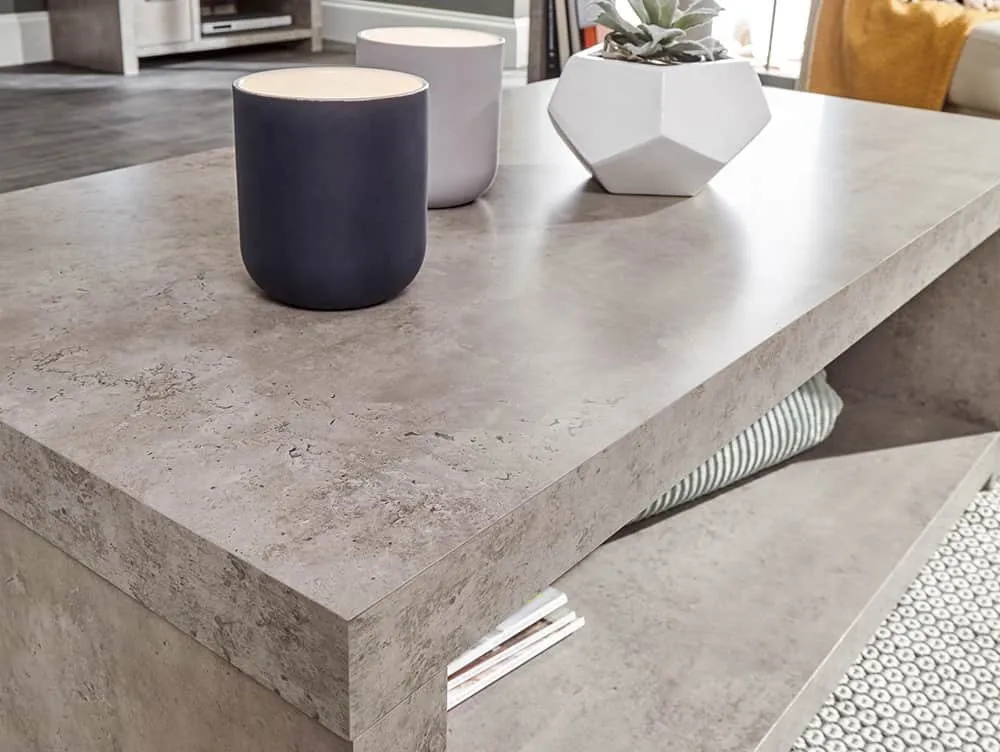 GFW GFW Bloc Concrete Effect Coffee Table