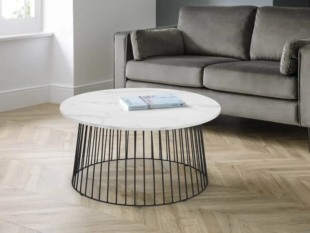 Julian Bowen Julian Bowen Broadway Marble Effect Coffee Table