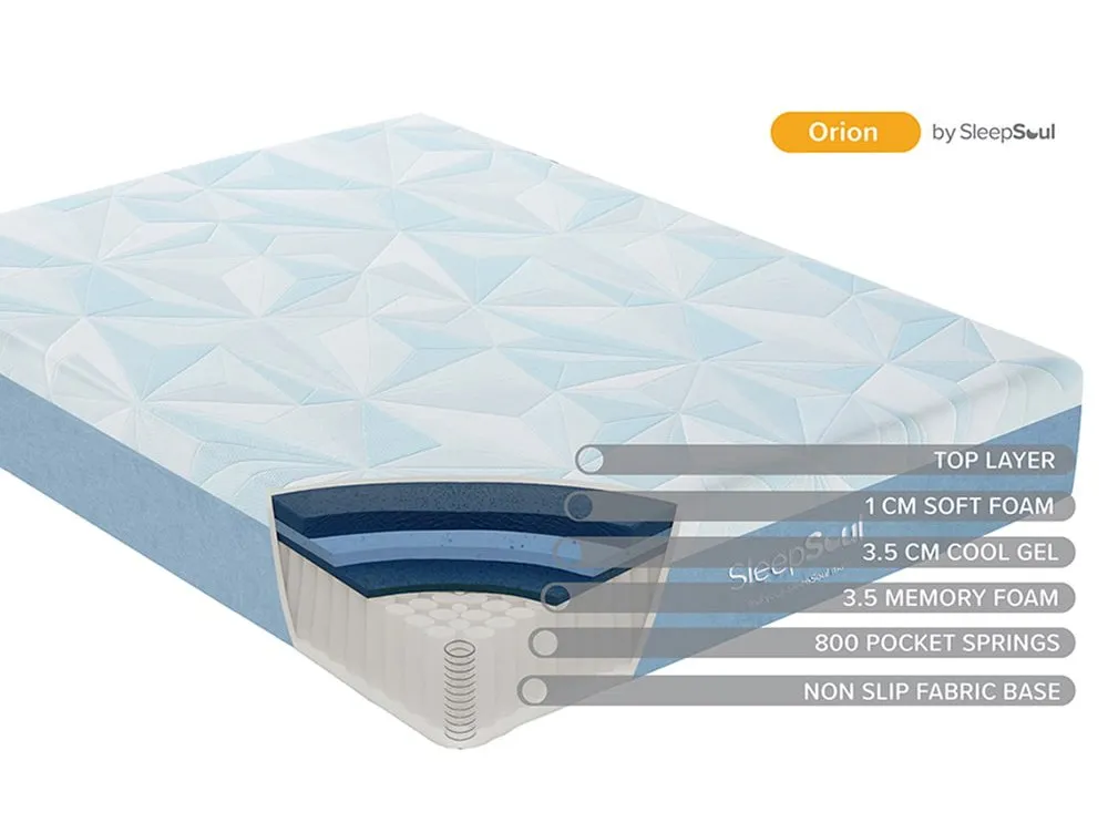 SleepSoul SleepSoul Orion Gel Pocket 800 4ft Small Double Mattress in a Box