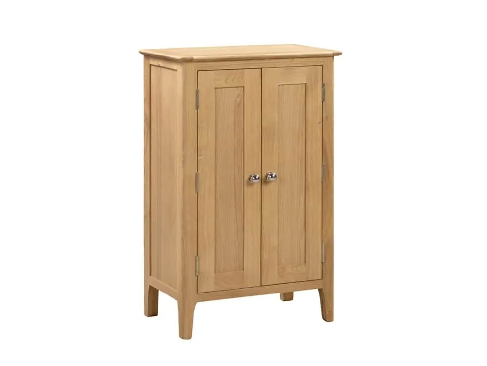 Julian Bowen Julian Bowen Cotswold Oak 2 Door Shoe Cabinet (Assembled)