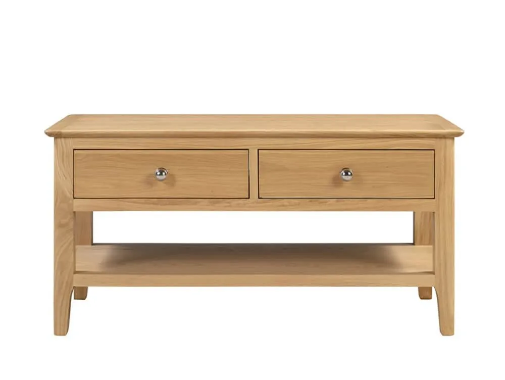 Julian Bowen Julian Bowen Cotswold Oak 2 Drawer Coffee Table (Assembled)