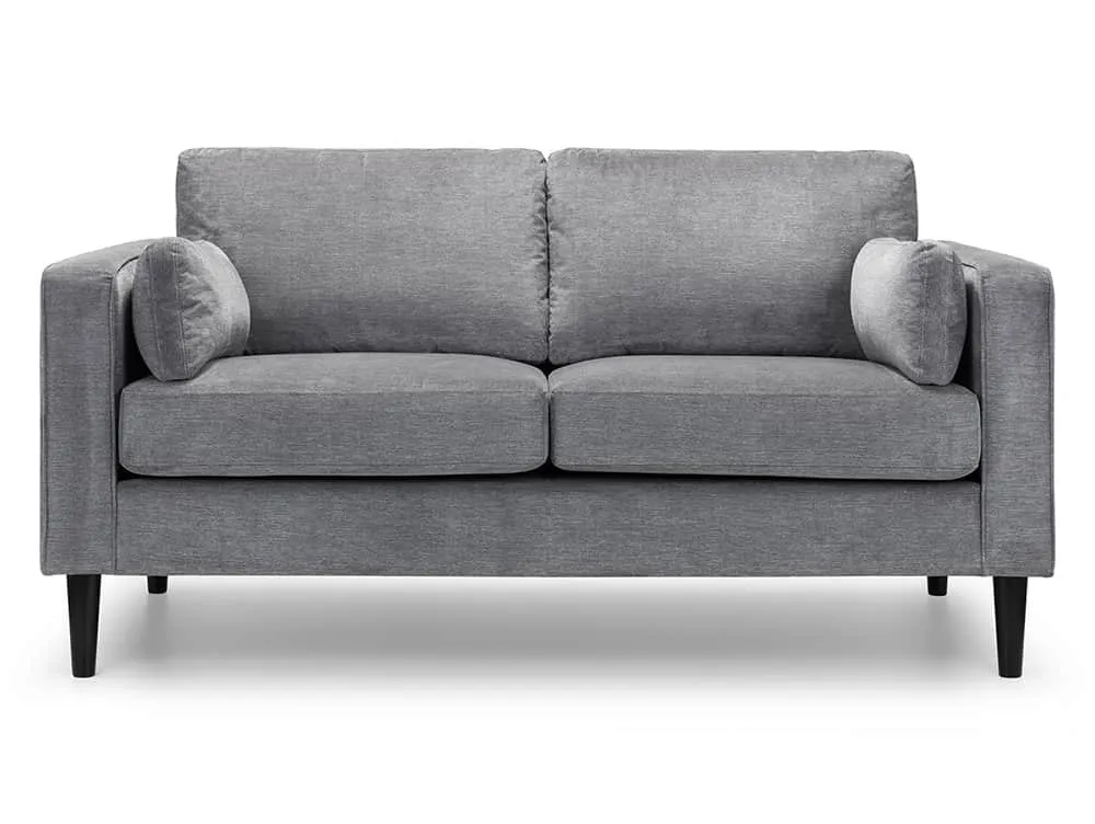 Julian Bowen Julian Bowen Hayward Grey Chenille 2 Seater Sofa