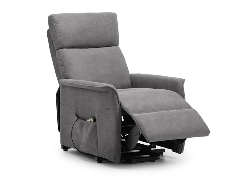 Julian Bowen Julian Bowen Helena Single Motor Charcoal Fabric Riser Recliner Chair