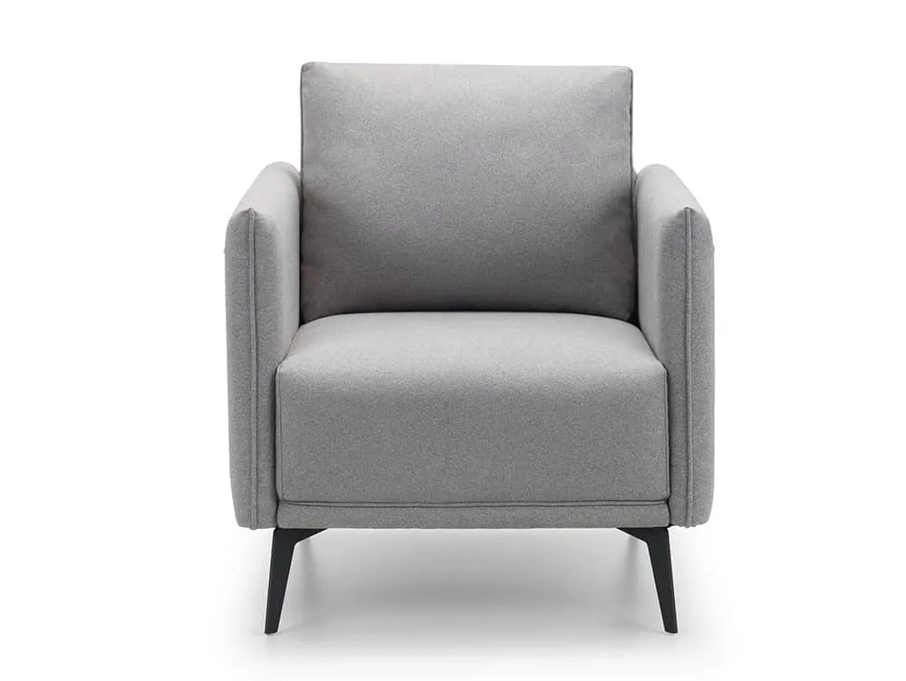 Julian Bowen Julian Bowen Rohe Platinum Fabric Armchair