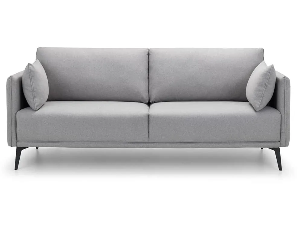 Julian Bowen Julian Bowen Rohe Platinum Fabric 3 Seater Sofa