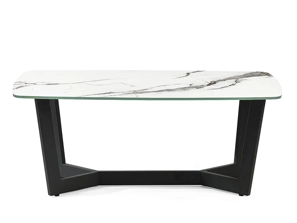 Julian Bowen Julian Bowen Olympus White Marble Effect Coffee Table