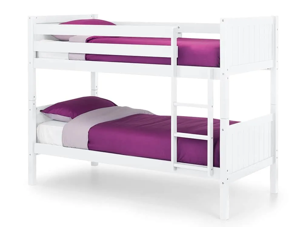 Julian Bowen Julian Bowen Bella 3ft White Wooden Bunk Bed Frame