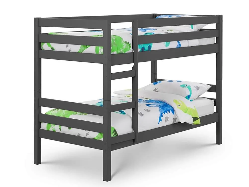 Julian Bowen Julian Bowen Camden 3ft Anthracite Wooden Bunk Bed Frame