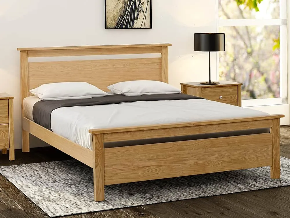 Limelight  Limelight Nero 6ft Super King Size Oak Wooden Bed Frame