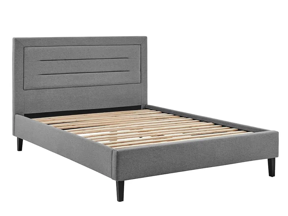 Limelight  Limelight Picasso 5ft King Size Grey Fabric Bed Frame