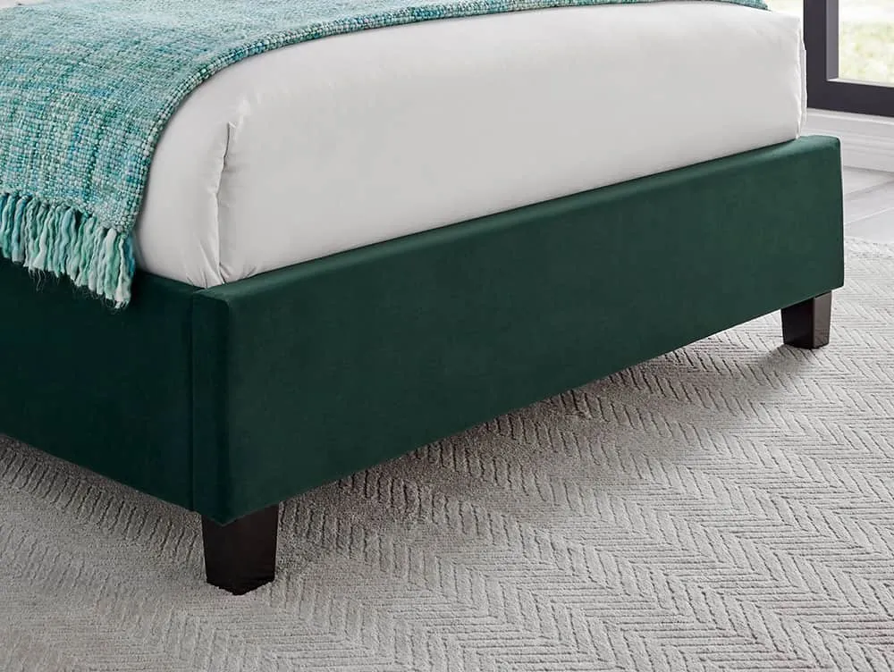 Limelight  Limelight Polaris 4ft6 Double Emerald Green Fabric Bed Frame