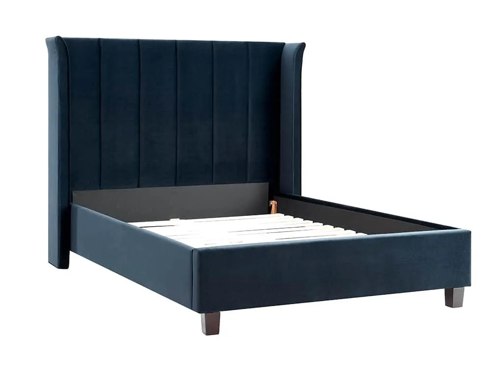 Limelight  Limelight Polaris 4ft6 Double Navy Blue Fabric Bed Frame