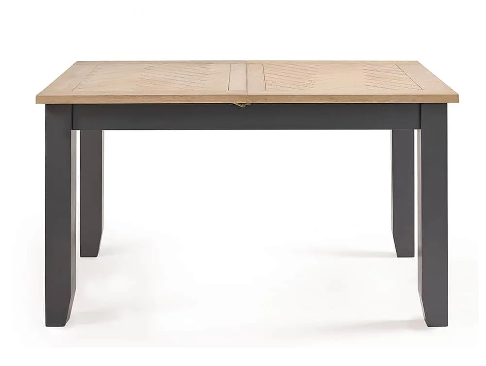 Julian Bowen Julian Bowen Bordeaux 140cm Grey and Oak Extending Dining Table