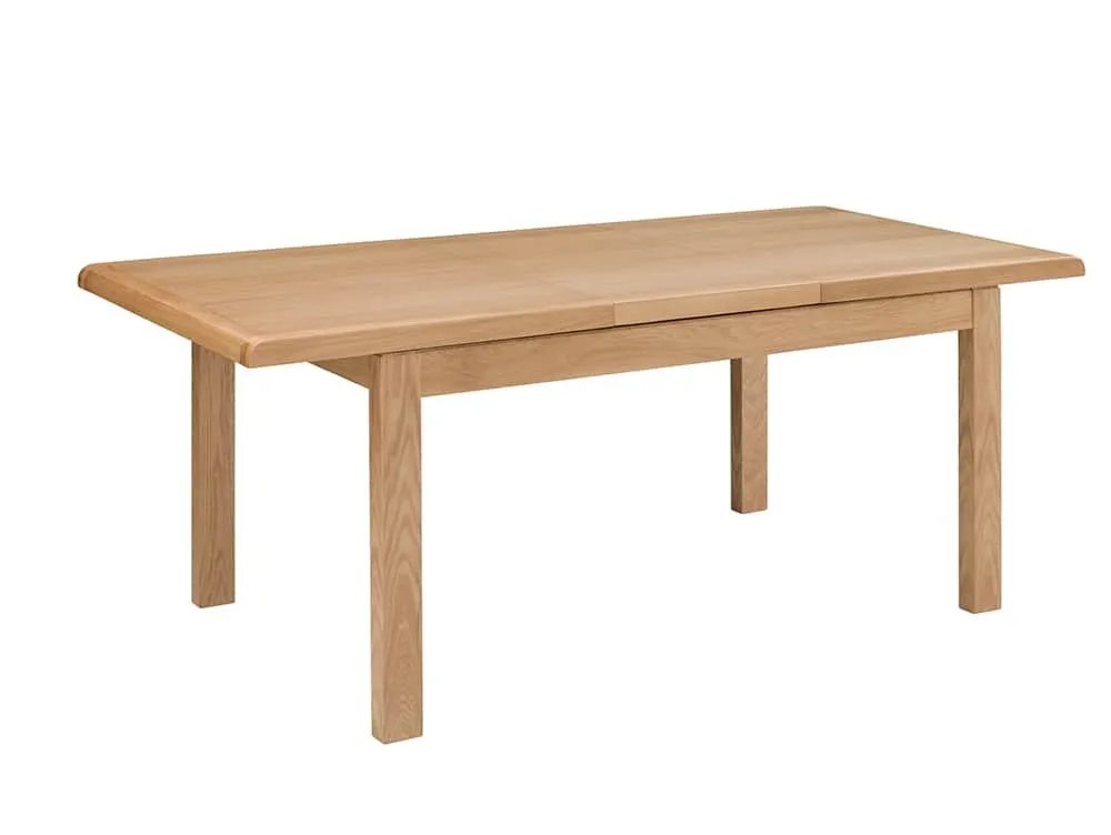 Julian Bowen Julian Bowen Curve 150cm Oak Extending Dining Table