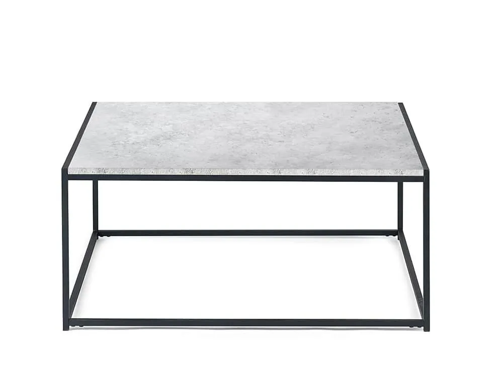 Julian Bowen Julian Bowen Staten Concrete Effect Square Coffee Table