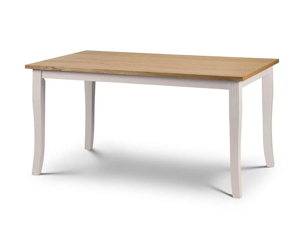 Julian Bowen Julian Bowen Davenport 150cm Grey and Oak Dining Table