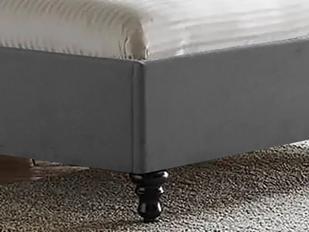 Limelight  Limelight Rosa 6ft Super King Size Dark Grey Fabric Bed Frame