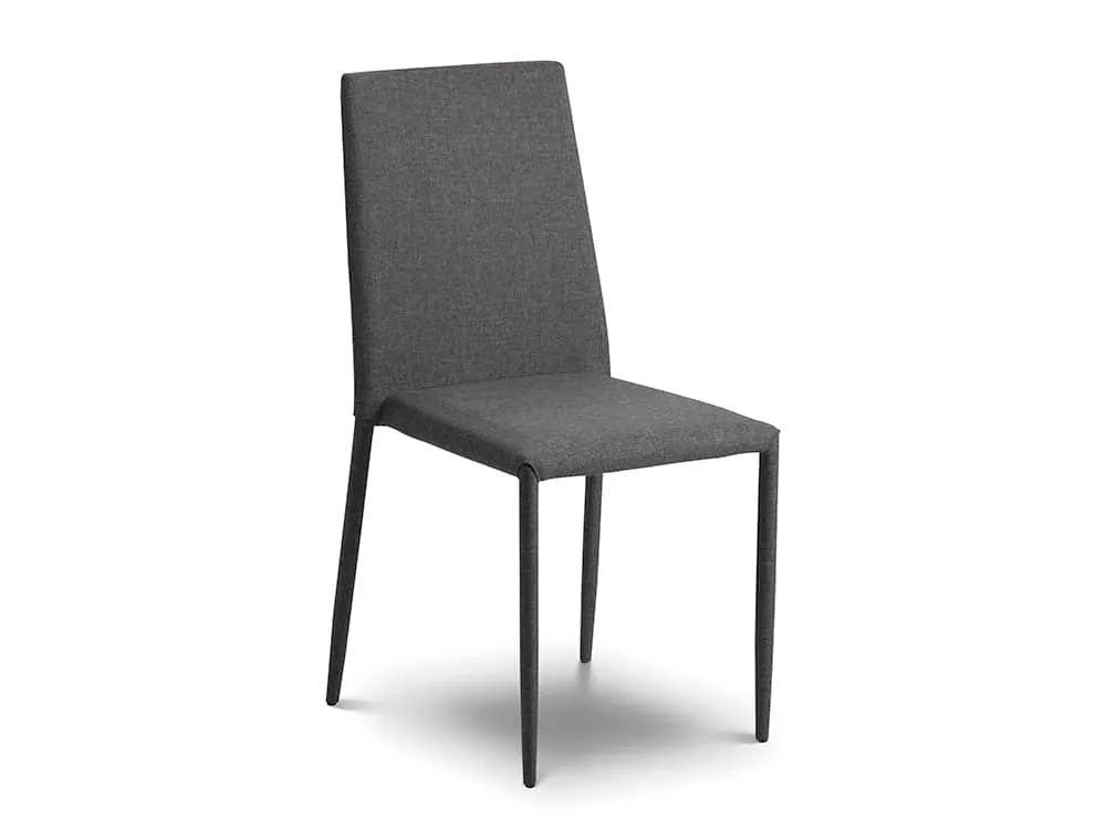 Julian Bowen Julian Bowen Jazz Grey Fabric Dining Chair