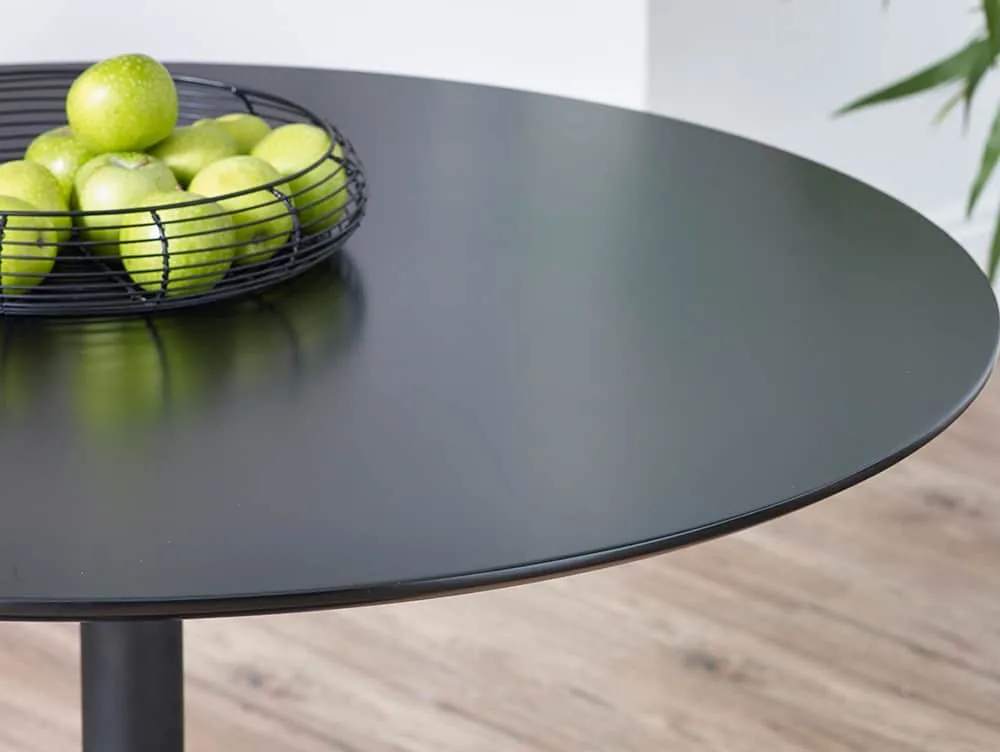 Julian Bowen Julian Bowen Nero 100cm Black Dining Table