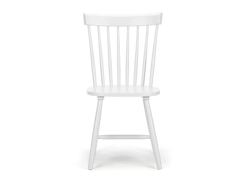 Julian Bowen Julian Bowen Torino White Dining Chair