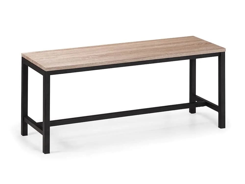 Julian Bowen Julian Bowen Tribeca 110cm Sonoma Oak Dining Bench