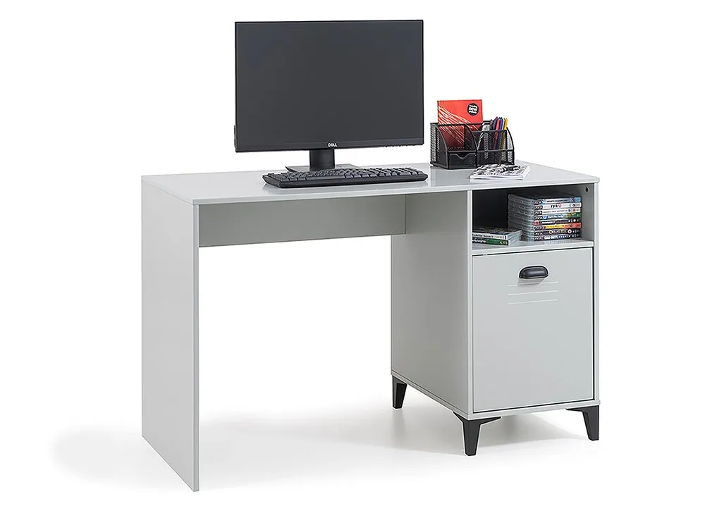 Julian Bowen Julian Bowen Lakers Grey 1 Door Desk