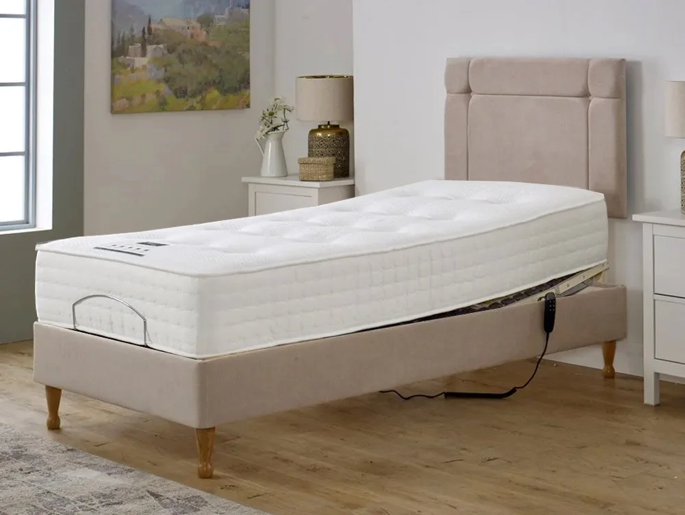 Flexisleep Flexisleep Elland Pocket 1000 Electric Adjustable 3ft6 Large Single Bed