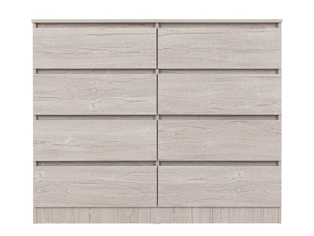 Seconique Seconique Malvern Urban Snow 4+4 Drawer Chest of Drawers