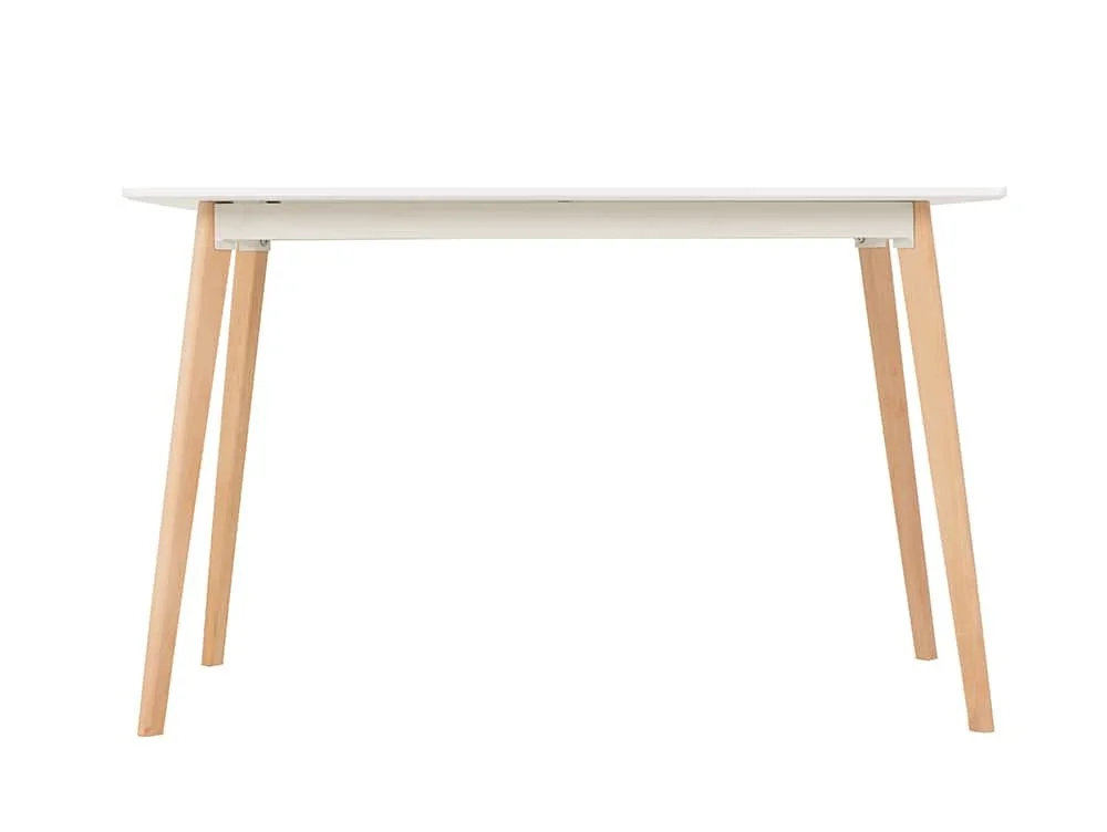 Seconique Seconique Bendal 120cm White and Beech Dining Table