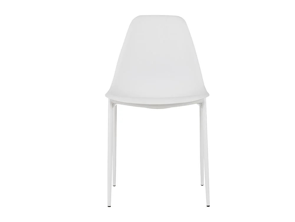 Seconique Seconique Lindon Set of 2 White Dining Chairs