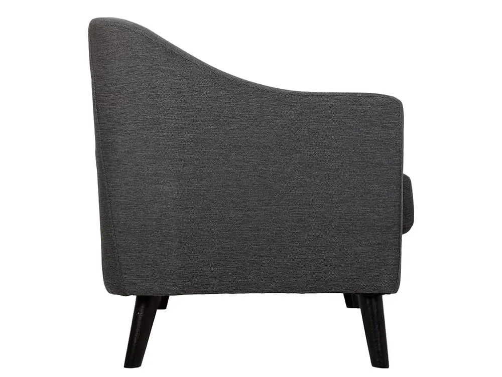 Seconique Seconique Ashley Grey Fabric Armchair