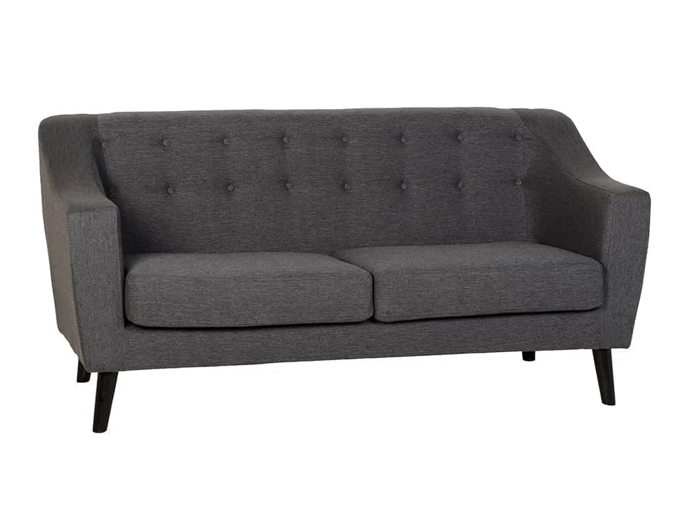 Seconique Seconique Ashley Grey Fabric 3 Seater Sofa