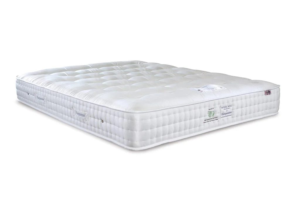 Sleepeezee Sleepeezee Wool Deluxe Pocket 1200 4ft Small Double Mattress