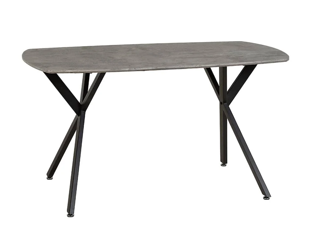 Seconique Seconique Athens 140cm Concrete Effect Dining Table